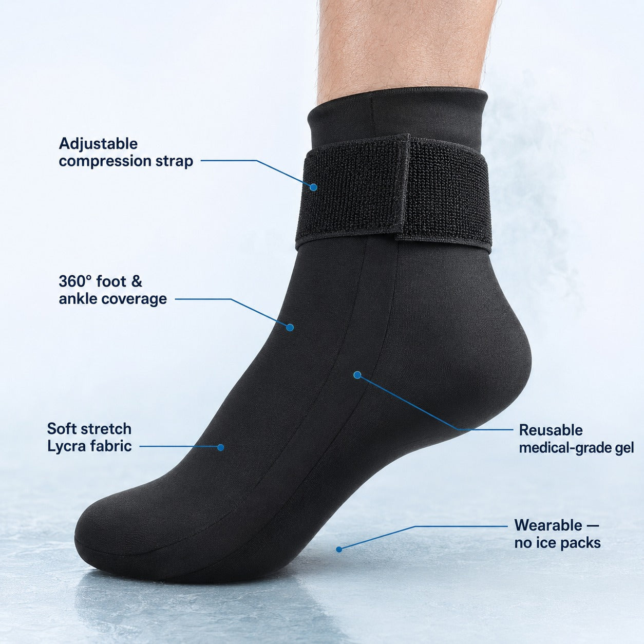 Cryo Relief™ Gel Compression Sock